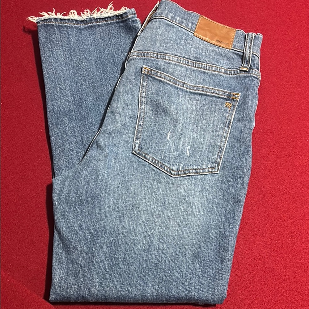 Madewell Blue Boyfriend Jeans with Relaxed Fit